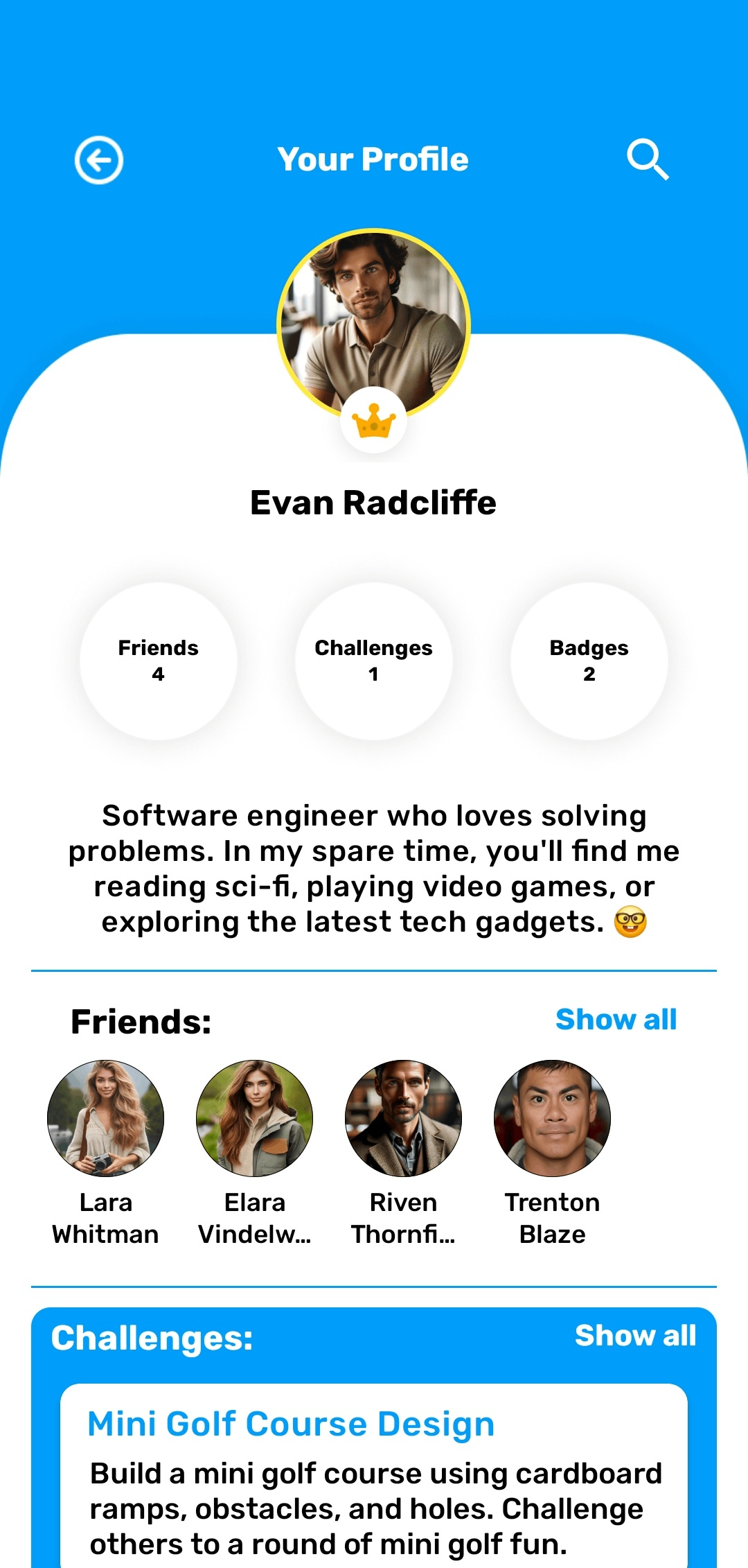 Adventure Buddy profile screenshot